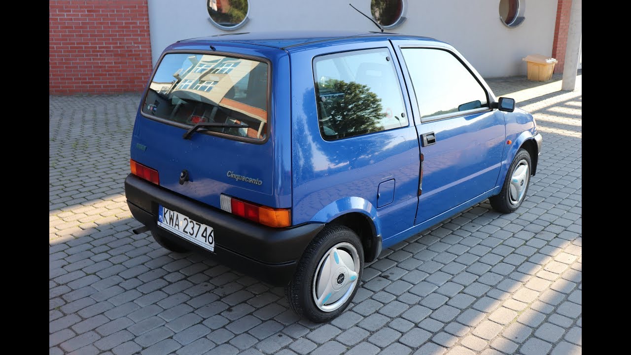 Fiat Cinquecento 700 - Prezentacja, odpalanie.