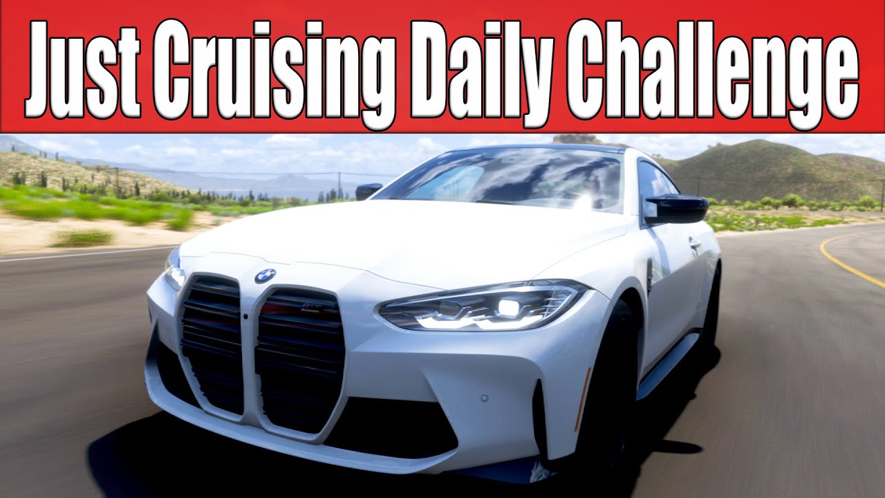 Forza Horizon 5 Just Cruising Daily Challenge Maintain a speed of 80 kmh or above for 20 second