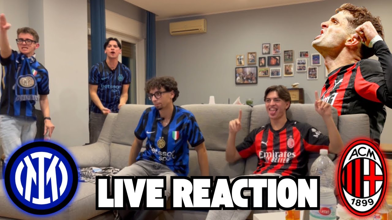 [NON È POSSIBILE!!🤬] INTER-MILAN 0-1 LIVE REACTION🤬 CASA DISTRUTTA…