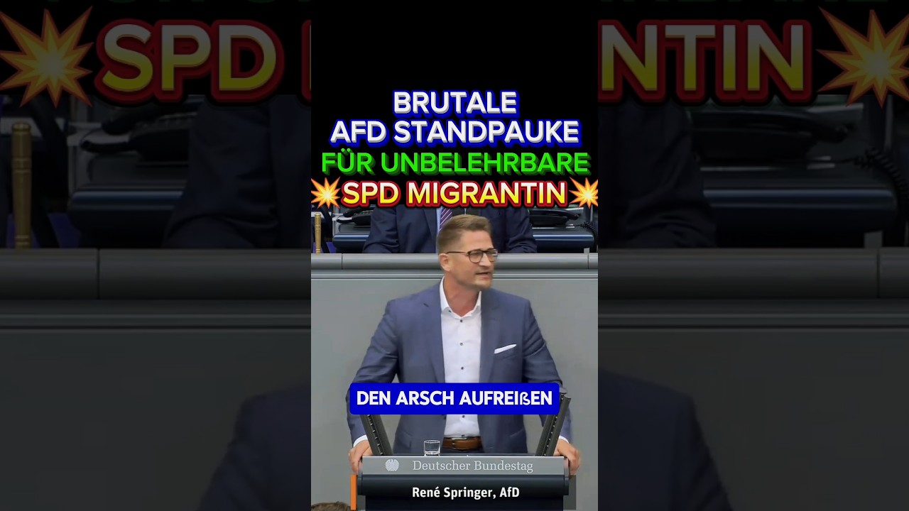 💥AFDler WIDERLEGT SPD MIGRANTIN ⚡#afd #parteitag #erfurt #2026 #weidel #merz #spd #politik #cdu