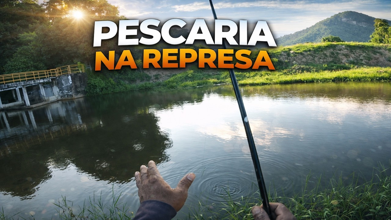 PESCARIA NA REPRESA 🎣  DIA PERFEITO EM UM LOCAL NOVO DE PESCA!