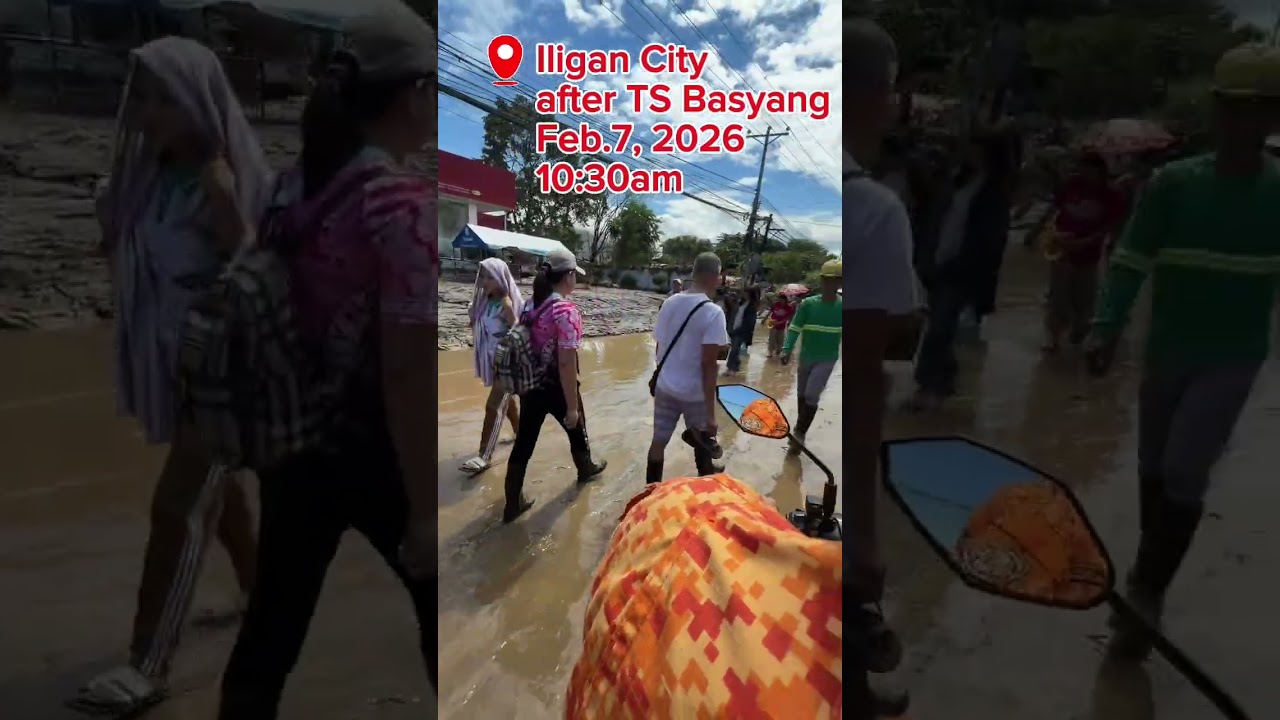 Iligan City update after TS Basyang Feb 7, 2026. For information purposes only