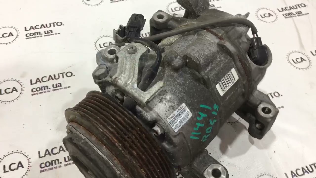 Компрессор кондиционера Nissan Rogue 14- 92600-4BB2A