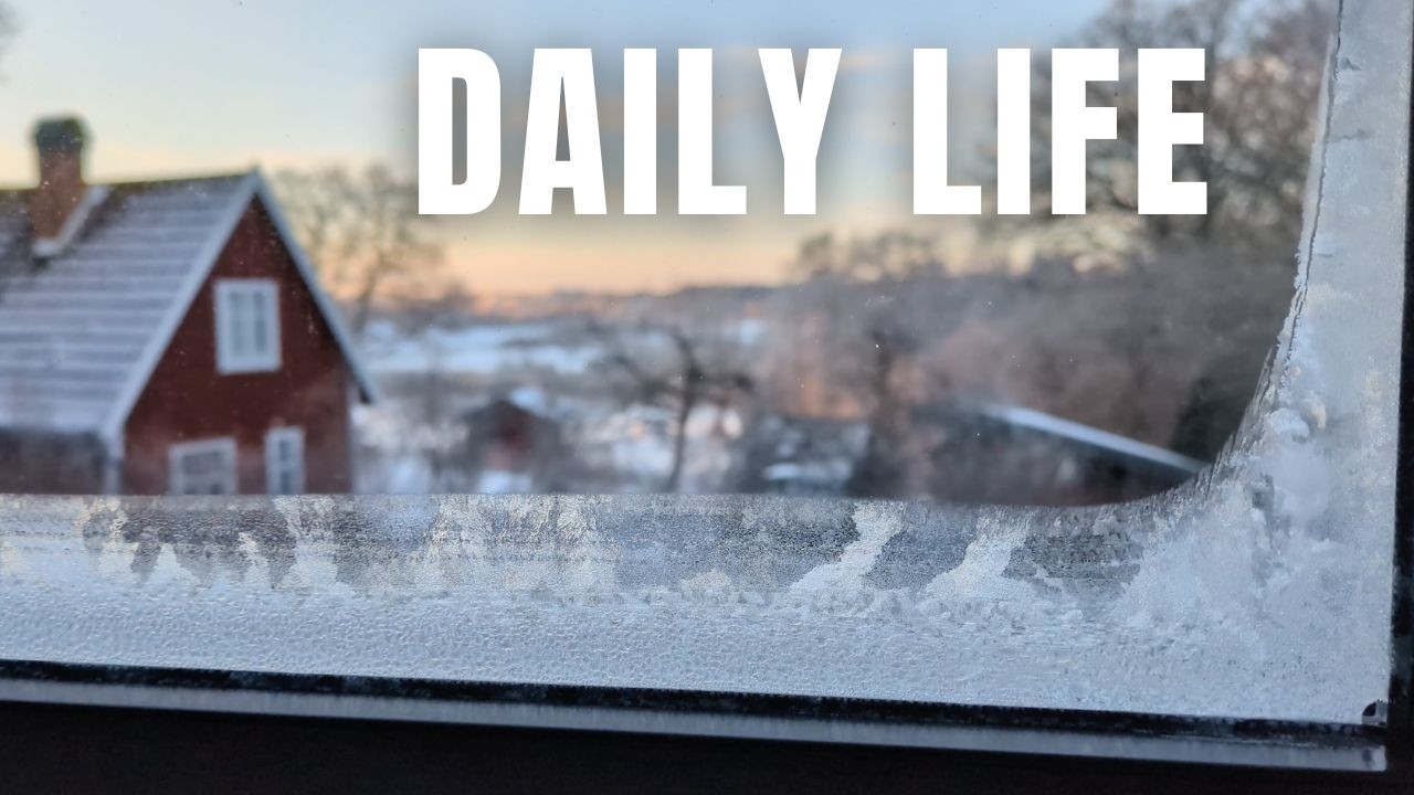 In Sweden. Just a girl’s daily life.