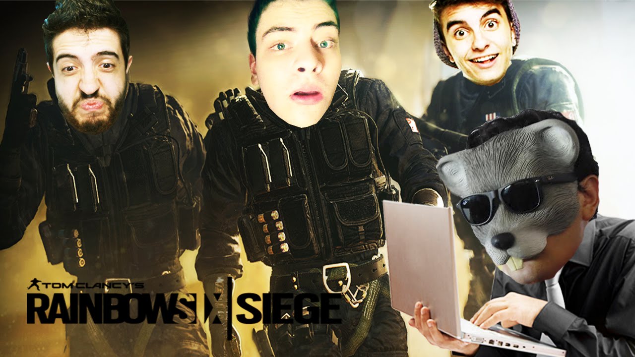 RAINBOW SIX SIEGE - A PROVA DE QUE O RATÃO USA HACK! Ft. Patife, Baixa e Stereo