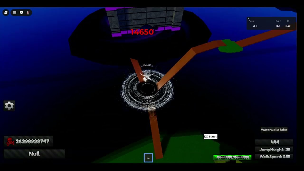 Null showcase in Killstreak Sword Fighting Arena (ADMIN ONLY RIGHT NOW I BELIEVE)