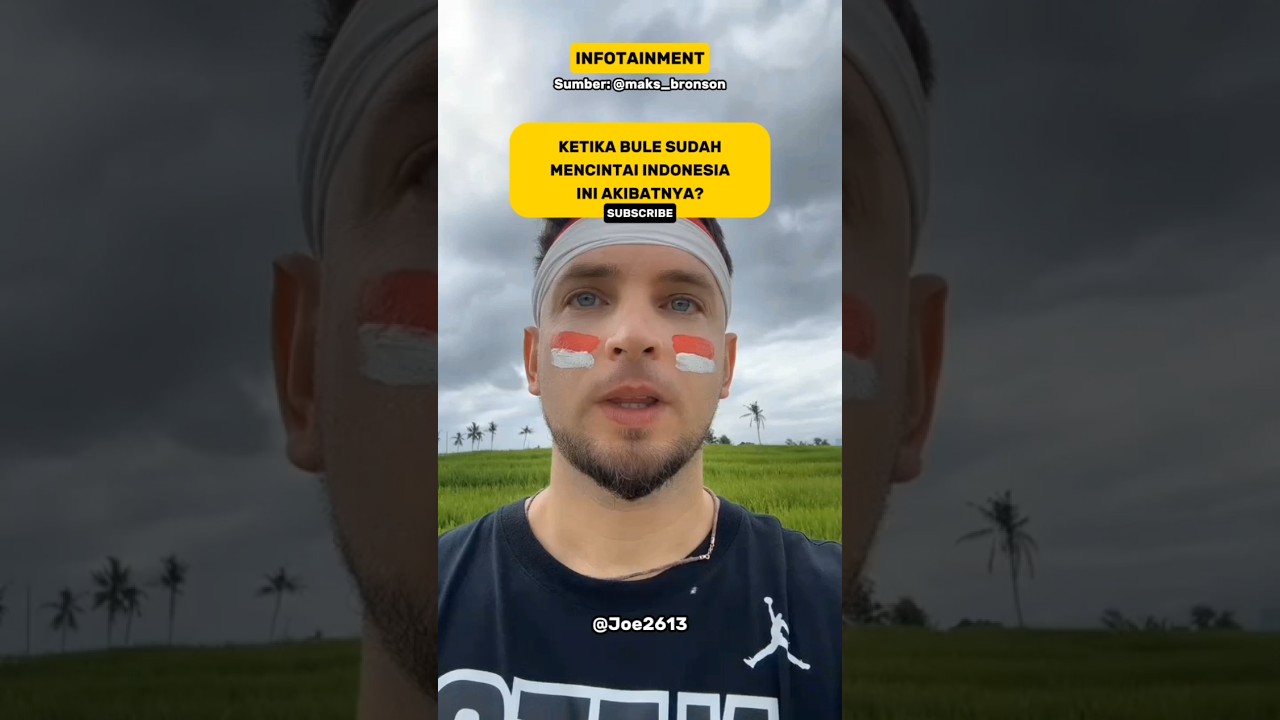 When foreigners start to love Indonesia? #infotainment #reactiontowhites #viralvideo #shorts