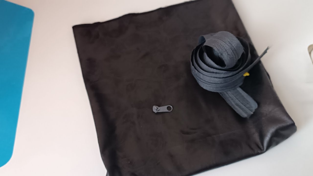 طريقة خياطة وسادة بالفارمتيغ المخفي بقماش فواكوير