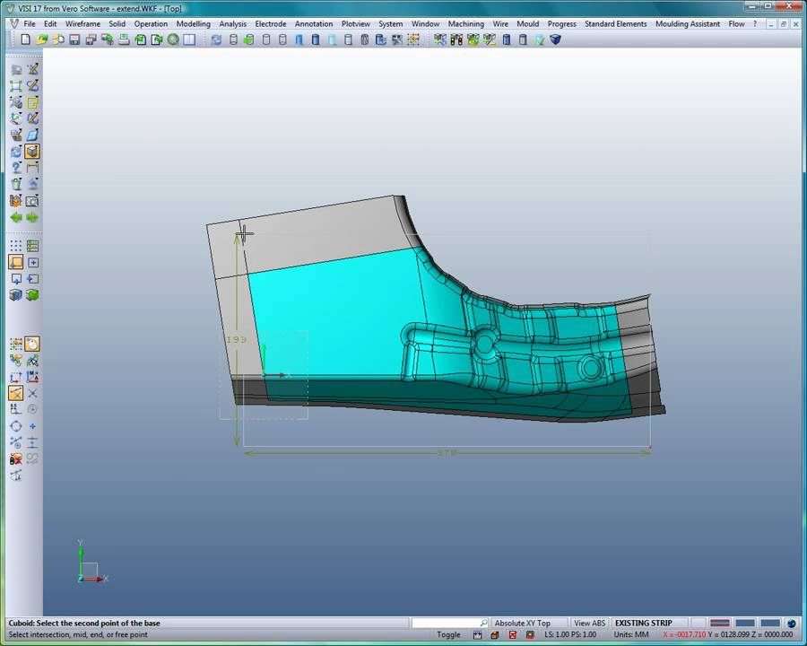 Die block construction using VISI Modelling