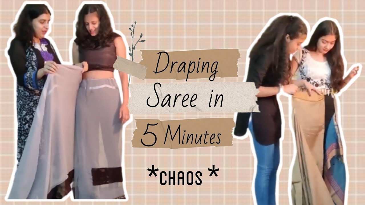 Draping Saree in 5 mins lTHE PATAKHAS