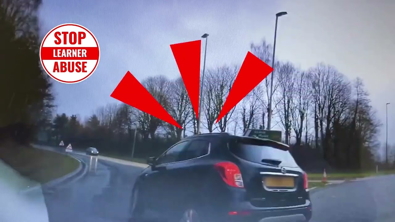 Dangerous Driving around Learner Drivers   Real Life Footage