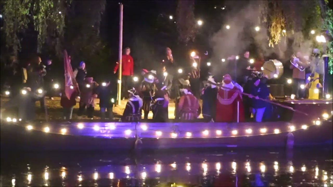De intocht van sinterklaas in Sint-Nicolaas stad Borculo 2024