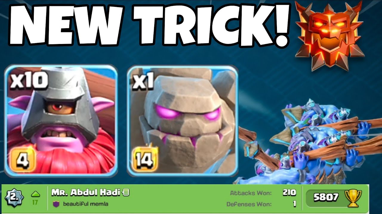 This Strategy is So Strong in Legend League! New th18 attack strategy in clash of clans 