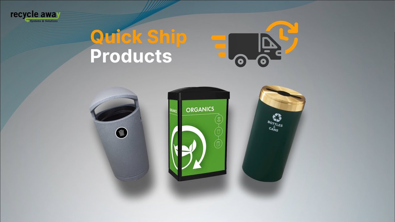Quick Ship Recycling Bins: Fast, Premium Waste Solutions for Your Business