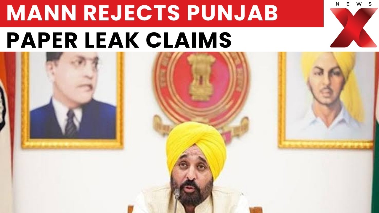 Punjab Paper Leak: CM Bhagwant Mann Claims No Competitive Exam Leak in 4.5 Years | NewsX