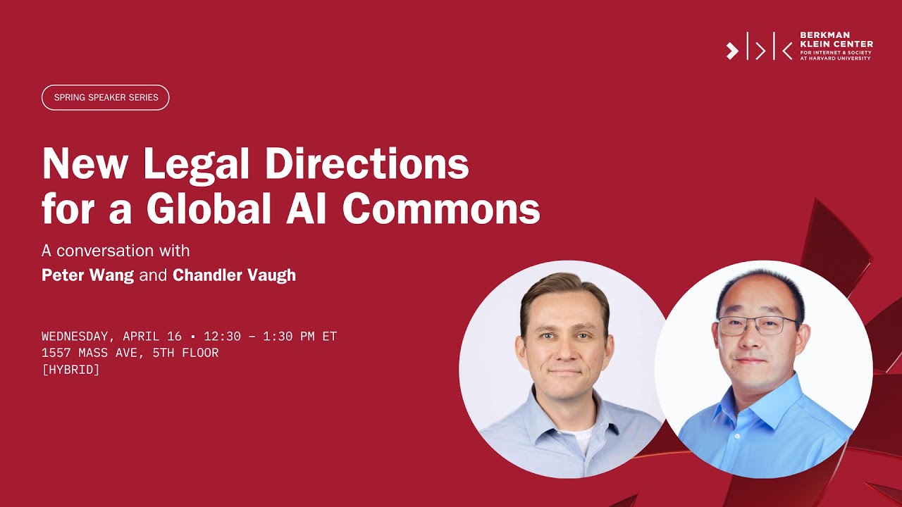 New Legal Directions for a Global AI Commons