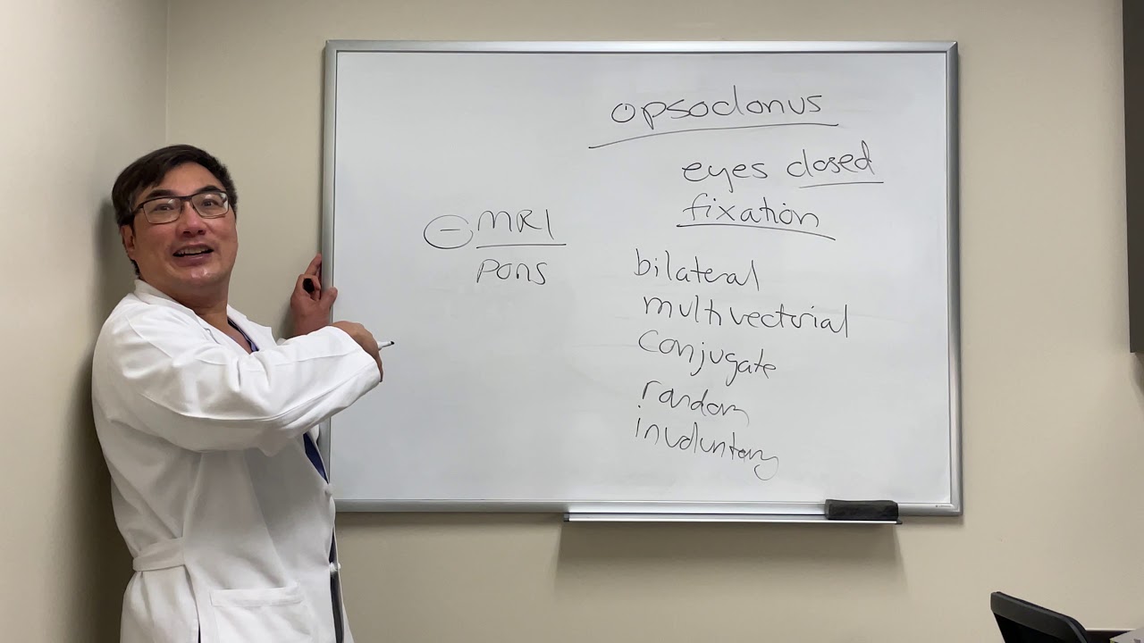 Opsoclonus - it&rsquo;s relationship to eye opening/closing