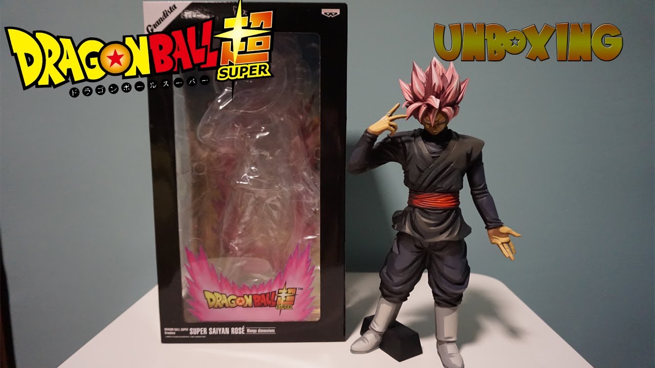 Figura GOKU BLACK SUPER SAIYAN ROSE| GRANDISTA MANGA DIMENSIONS | BANPRESTO | UNBOXING DRAGON BALL