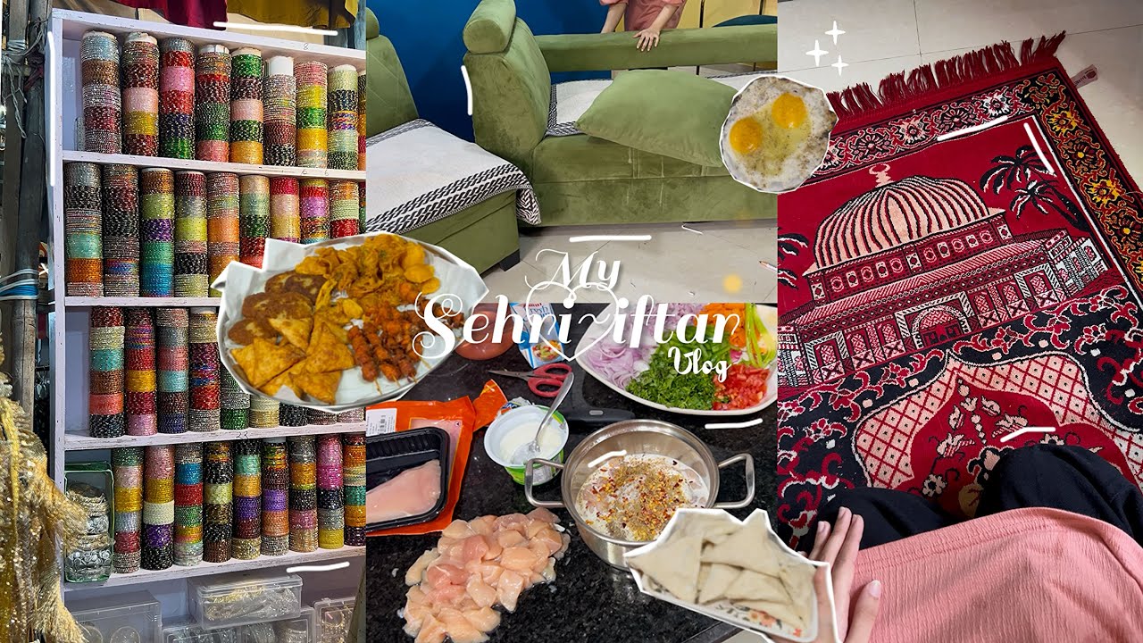 1st Roza Special Vlog 2026🌙| Sehri to Iftar Recipes~Routine| White Malai Samosa , chicken kandi..