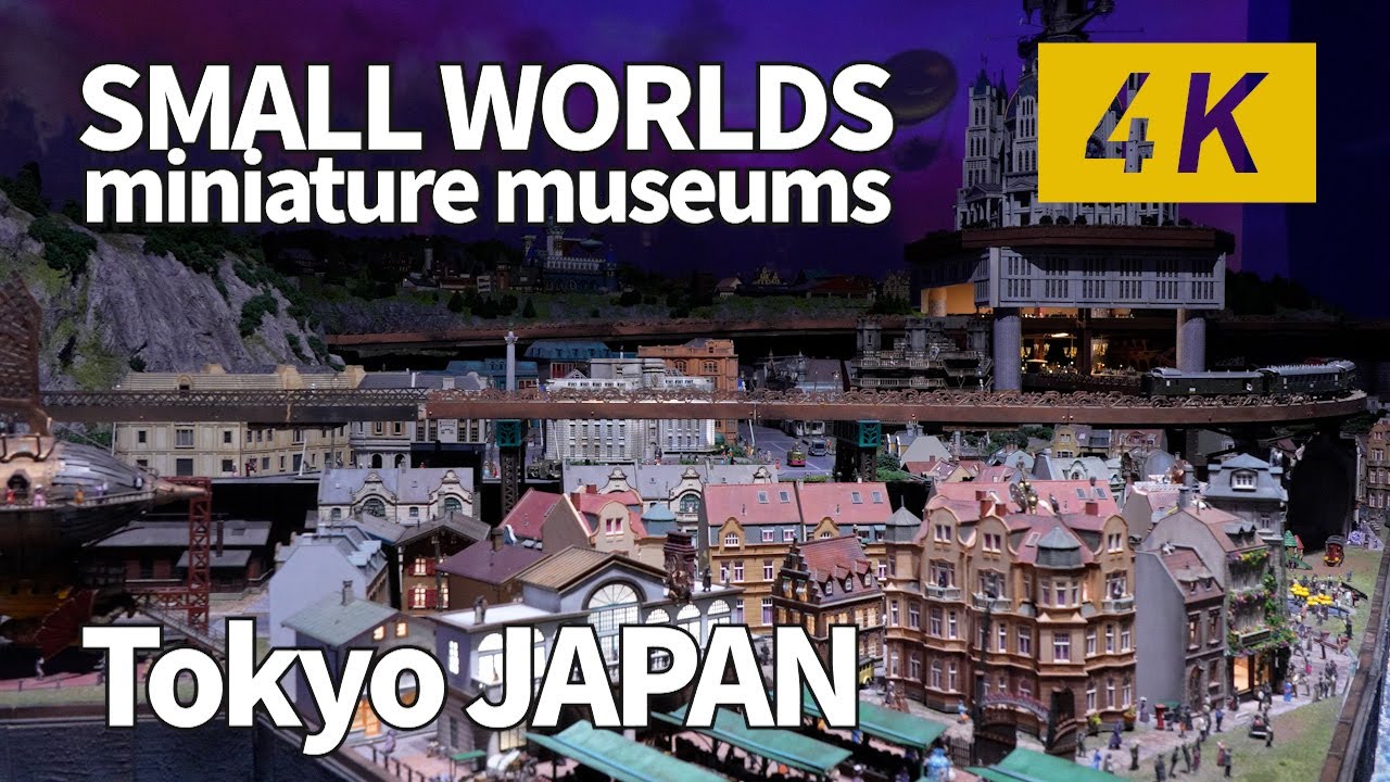 【4K 60P】Exploring SMALL WORLDS miniature museums | Ariake, Tokyo JAPAN