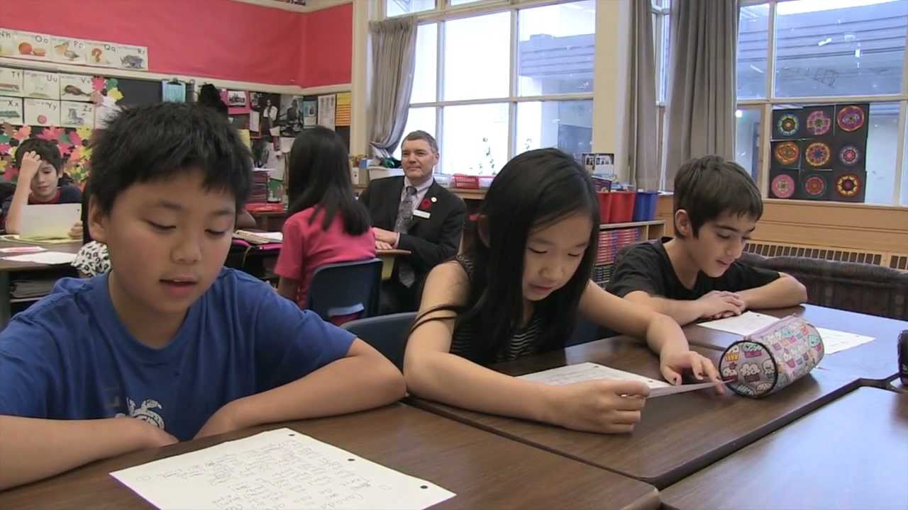 VSB Thunderbird Elementary Students sing 