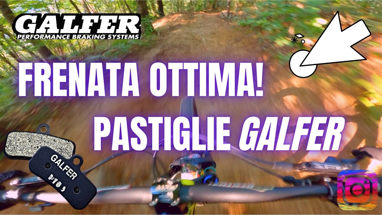 PASTIGLIE GALFER PER MTB- FRENATA POTENTE 😱🔥 #galfer #mountainbike