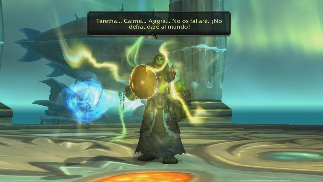 Thrall nos enseña cómo pronunciar Taretha y Cairne - Cataclysm