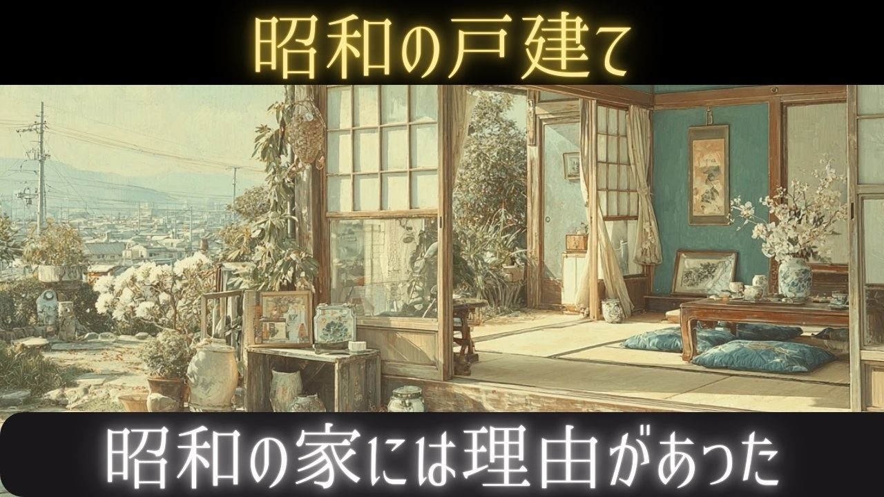 昭和の家は、なぜあんなに温かかったのか？〜畳・ちゃぶ台・ご近所文化の記憶〜