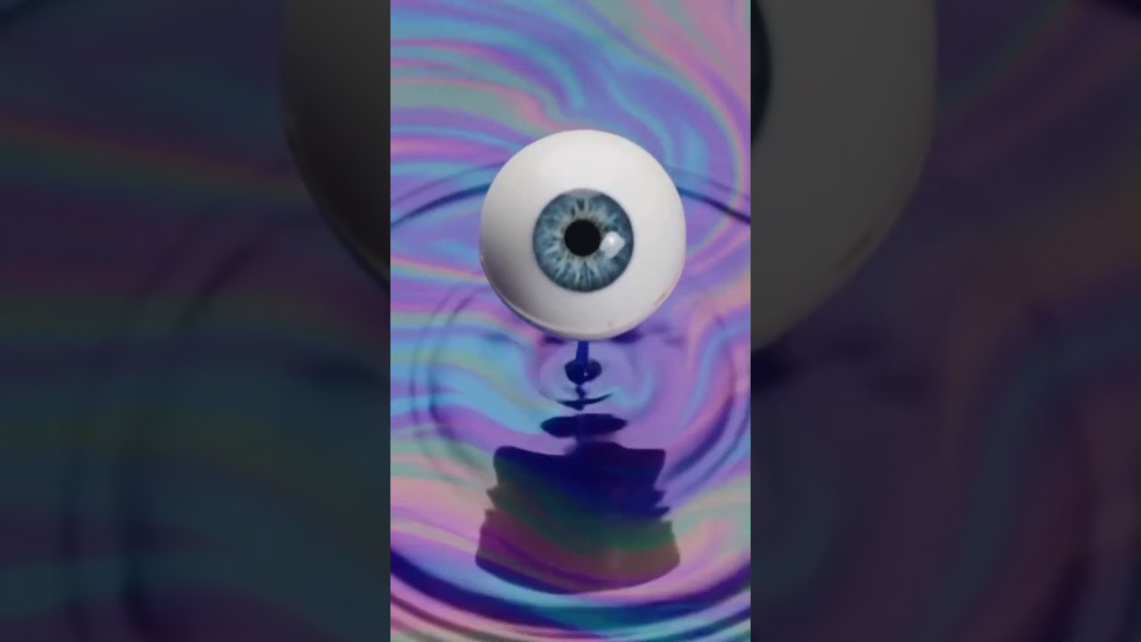 one hour of relaxing synth music to sleep to | colorful visuals #sleep #sleepmusic #eyes  #vaporwave