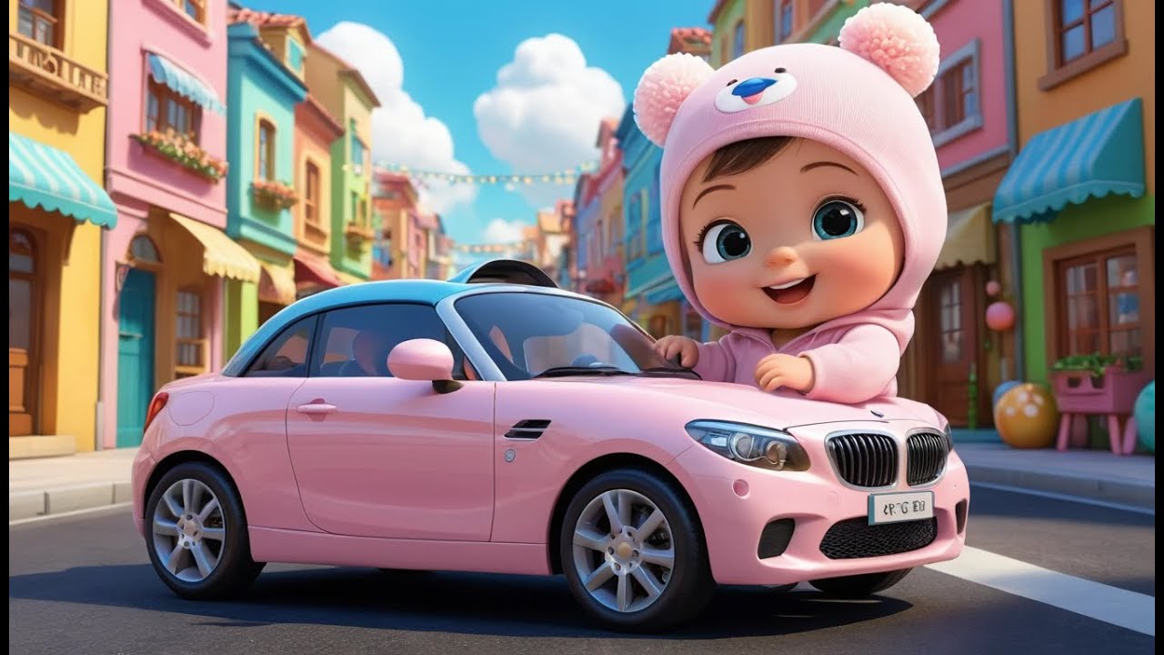 Baby Drives Mommy’s Car | Fun Learning & Action Song for Toddlers