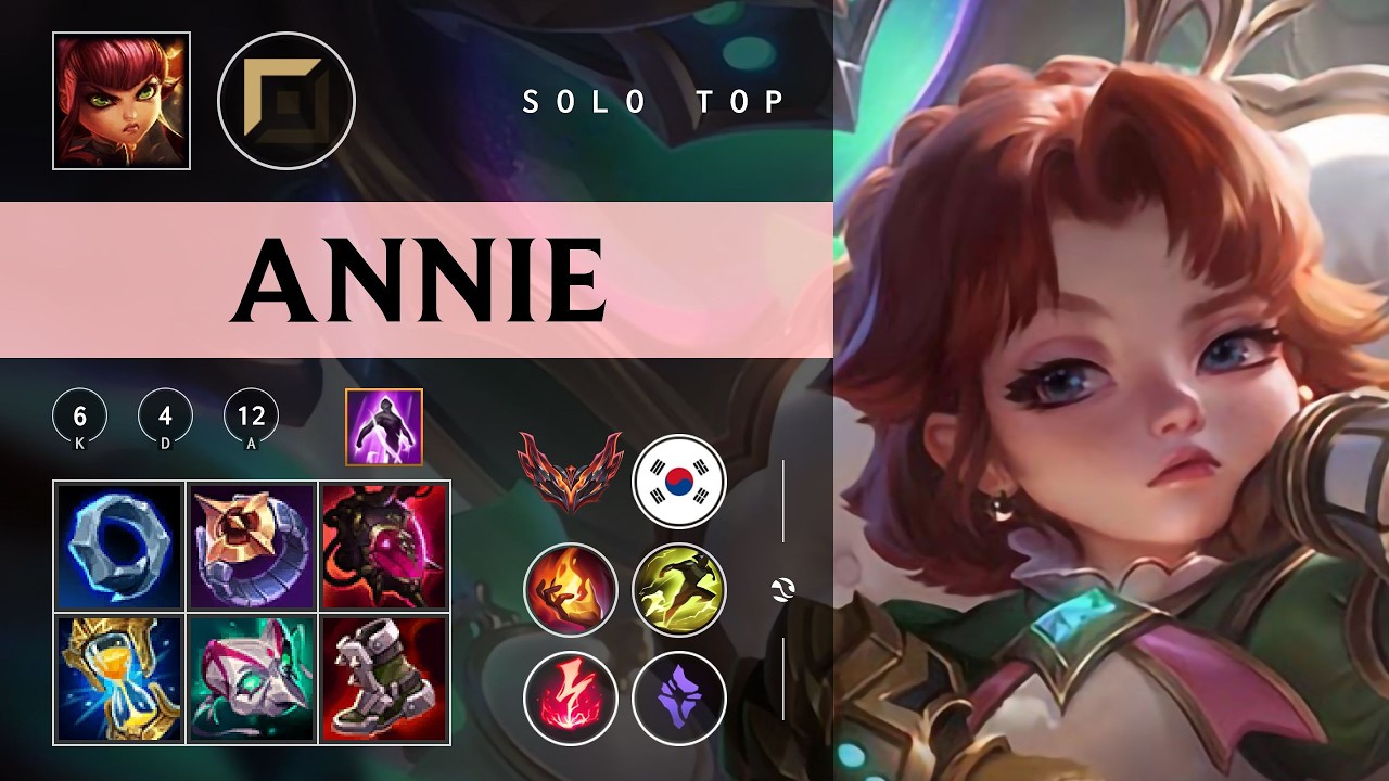 Annie Top vs Ambessa - KR Grandmaster Patch 26.05