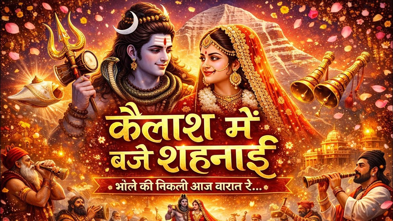 कैलाश में बजे शहनाई | भोले की निकली आज बारात | Shiv Bhajan | Mahashivratri Special