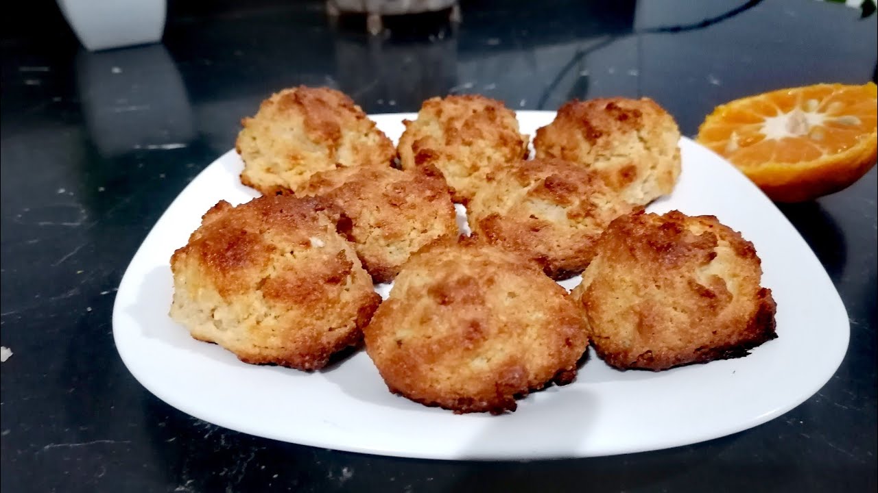 GALLETAS🍊DE MANDARINA Y ALMENDRAS SIN HARINA NI AZÚCAR