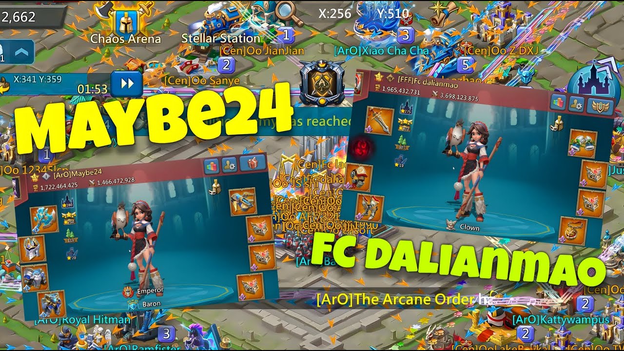 Lords Mobile - Wonder wars at K888. Maybe24 came to finish the war against FFF guys
