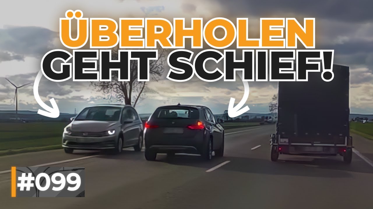 Crash mit LKW, Hinterherfahren wie die Lemminge und Nötigungen! | #GERMAN #DASHCAM | #099