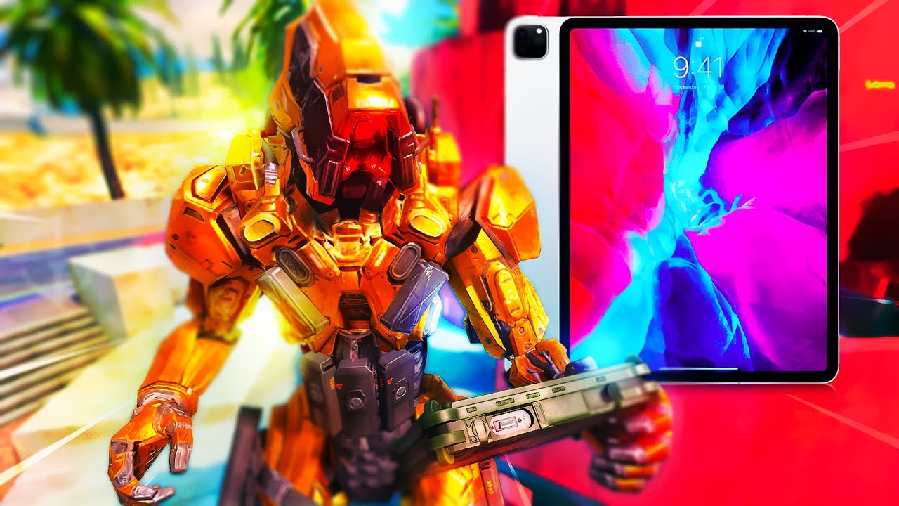 Phone sniper plays iPAD for the FIRST TIME! (INSANE GAMEPLAY, MUST WATCH)