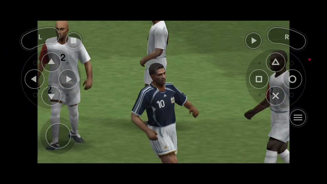 Jugando pes 6 argentina vs Perú 