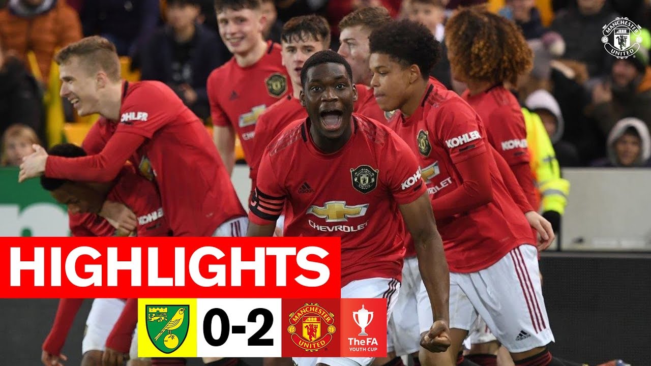 FA Youth Cup Highlights | Norwich 0-2 Manchester United | The Academy