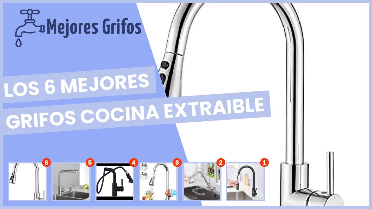 Los 6 mejores grifos cocina extraible