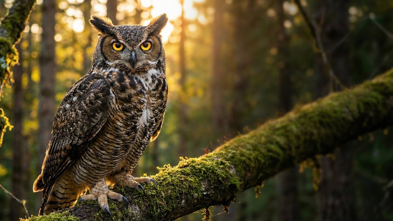Masters of Silence-Owl| 沈黙の達人：フクロウ| أساتذة الصمت: البومة #animals #nature #wildlife 