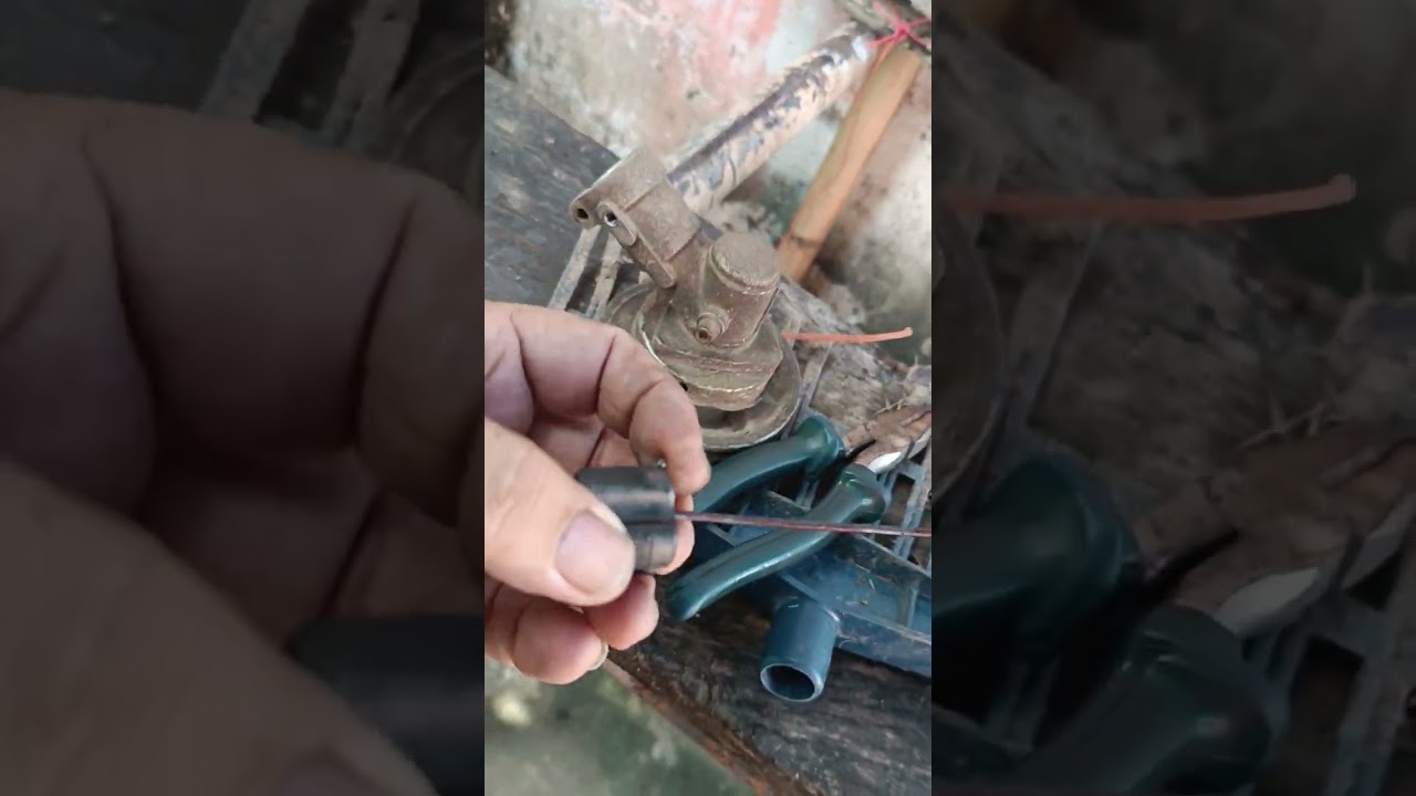 como sacar los bujes del caño de la desmalezadora o desbrozadora método más economico