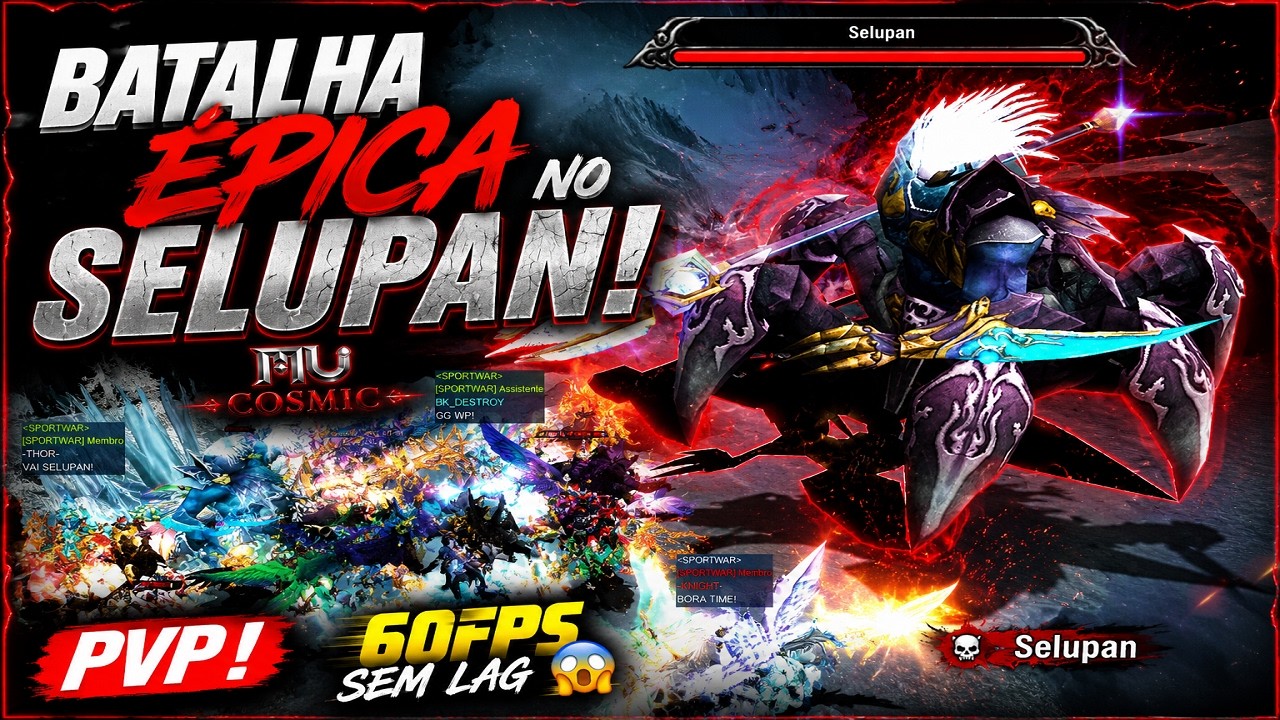 BATALHA &Eacute;PICA NO SELUPAN! MU COSMIC SEASON 4 😱