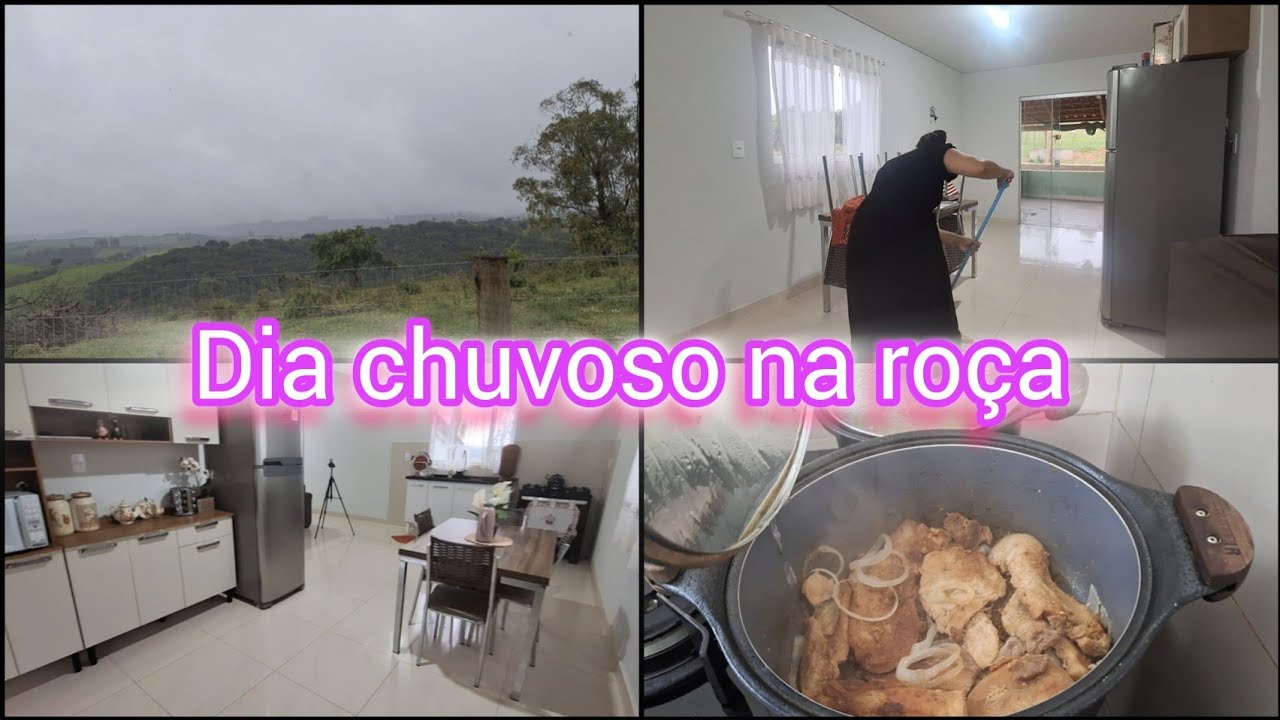 Chuva e frio aqui na ro&ccedil;a 🌦 | Minha rotina com duas beb&ecirc;s  🩷💜