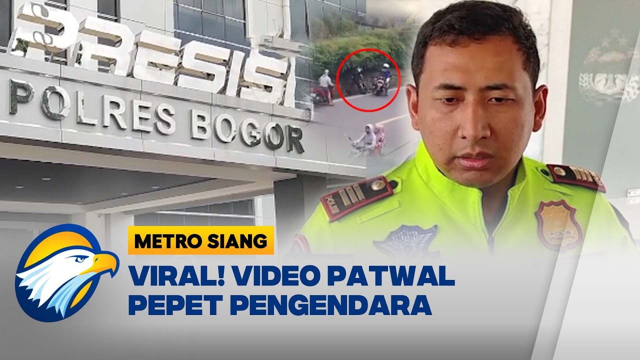 Polres Bogor Tindak Tegas Patwal Pepet Pengendara - [Metro Siang]