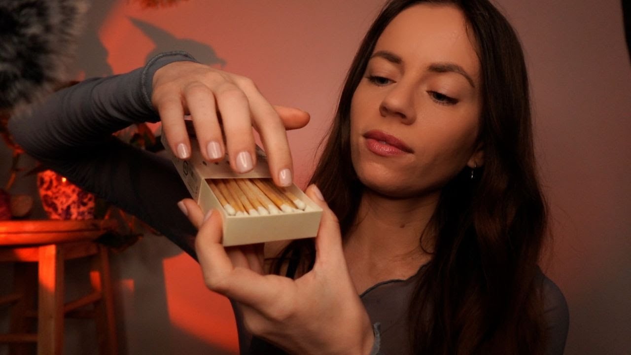 ASMR clearing your aura after a long hard day 🌜 soothing triggers with reiki for sleep