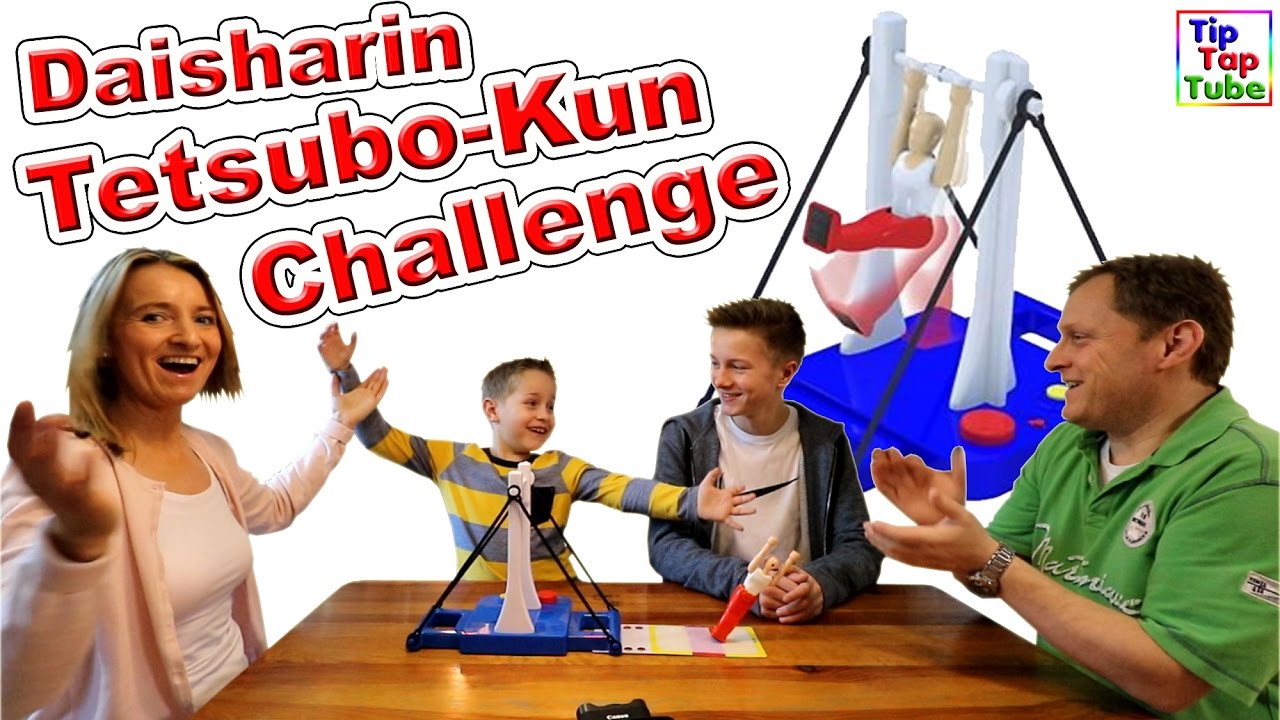 RUDI RECK - FANTASTIC GYMNASTIC CHALLENGE | Daisharin Tetsubo-Kun | TipTapTube Spielzeug