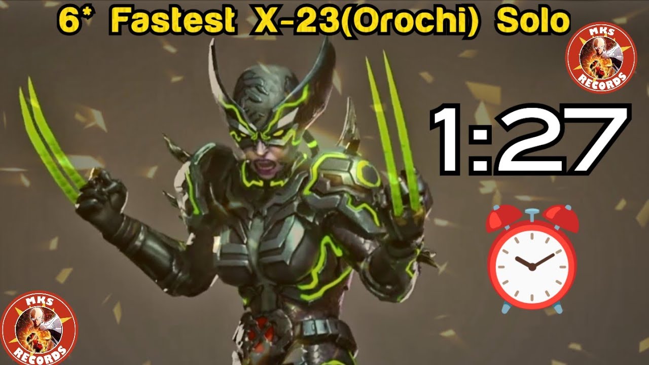 1:27 ⏰️ - 6* Fastest X-23(Orochi) Insane Solo - Cheeesee 🧀