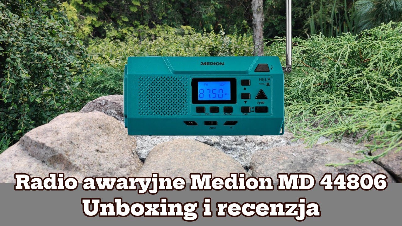 Radio awaryjne Medion MD 44806. Unboxing i recenzja.