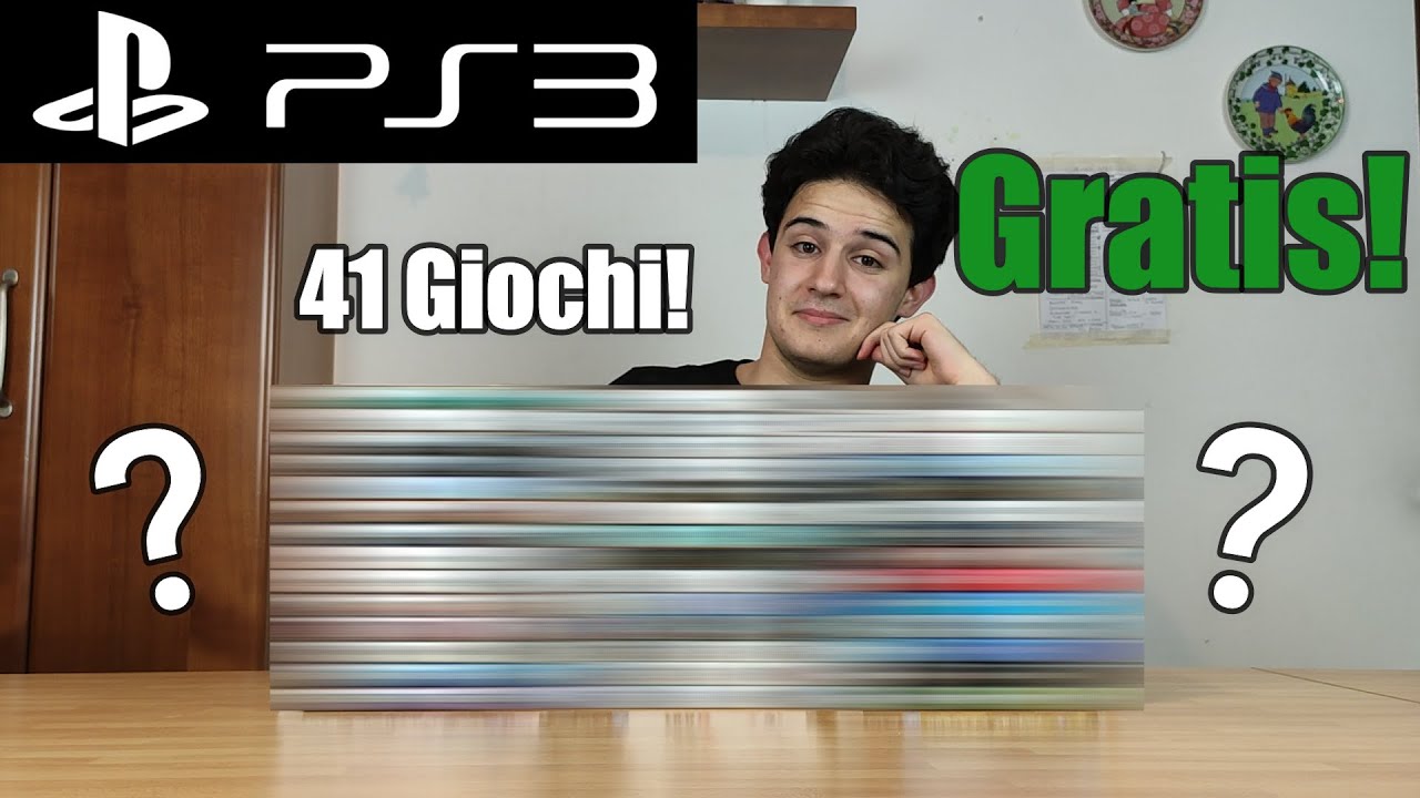 MI HANNO REGALATO 41 GIOCHI PER LA PS3!!! [PS3 nel 2021!]