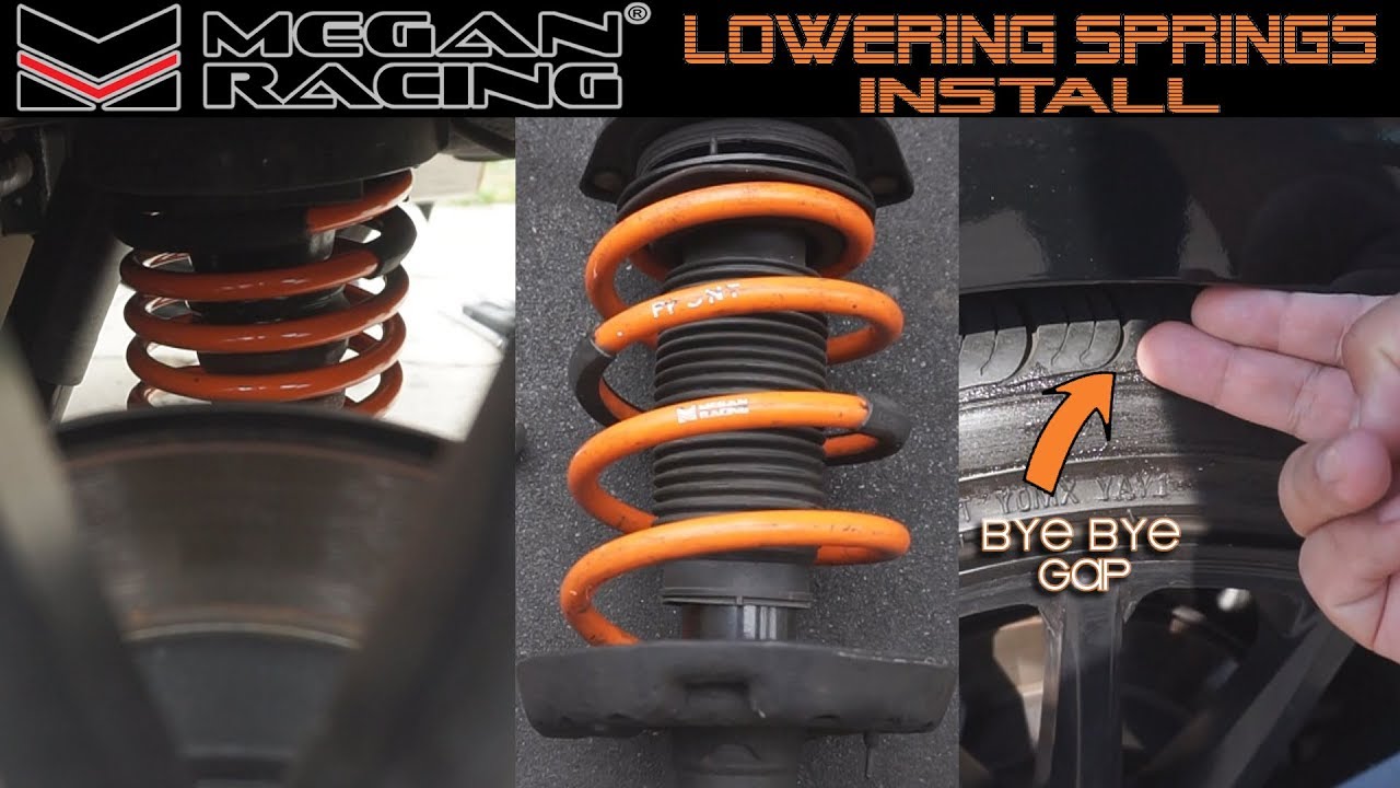 Megan Racing Lowering Springs Install